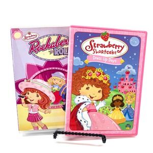 Strawberry Shortcake Rockaberry Roll Dress Up Days Lot‎ of 2 DVDs Used VG
